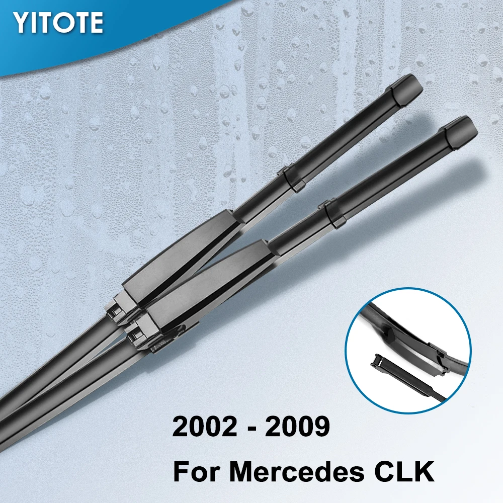 Щетки стеклоочистителя YITOTE для Mercedes Benz CLK Class W209 C209 Fit Slider Arms 200 240 270 280 320 350 500 550 55 63 AMG