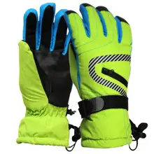 Детские перчатки, зимние теплые уличные перчатки для маленьких девочек, лыжные перчатки для мальчиков, ветрозащитные водонепроницаемые рукавицы для верховой езды для девочек 4-12 лет