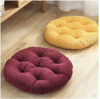 

Simple corduroy cushion modern winter thickening dining chair cushion floor mat plush cushion