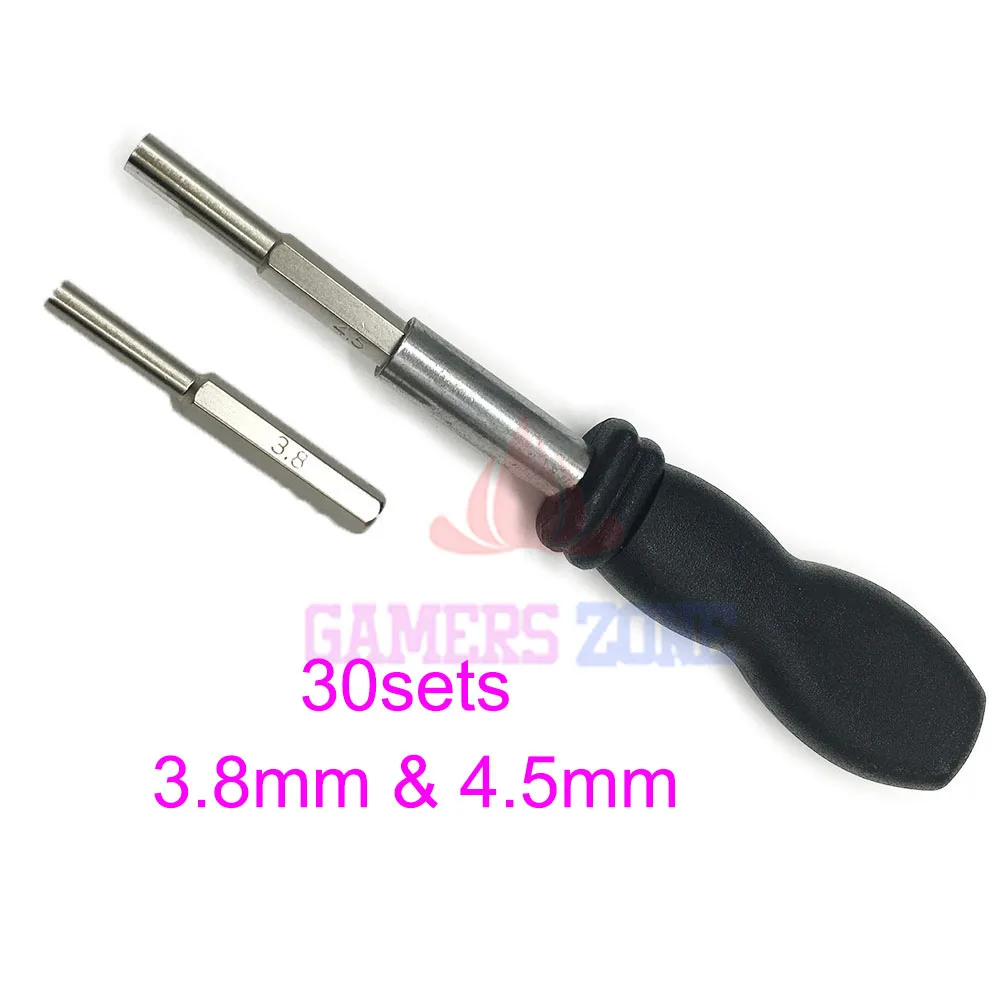 

30sets 3.8mm & 4.5mm Screwdriver For Nintendo Vedio Games & Systems For SNES NES N64 Gamebits