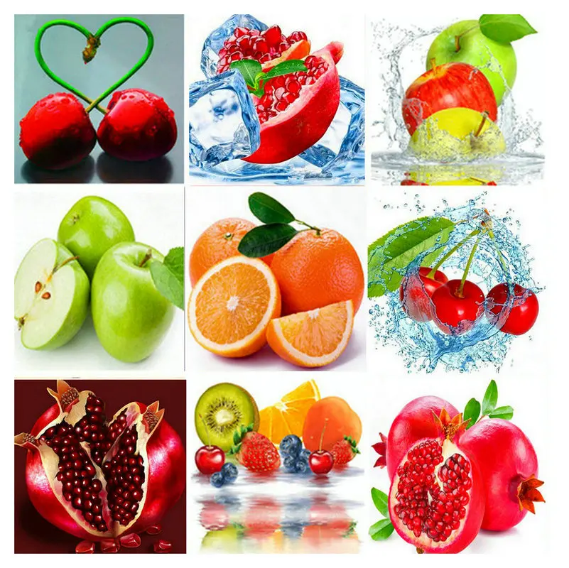 0hobby crafts Diamond embroidery fruit cherry heart 5d diamond painting mosaic pictures Handicraft diamond mosaic sale diy kits (1)_