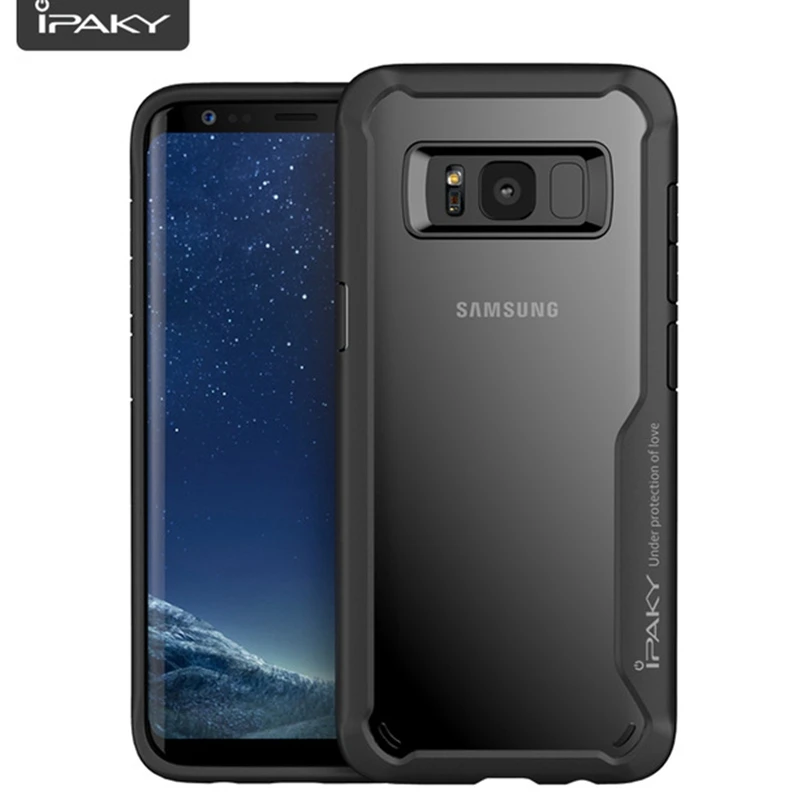 IPAKY чехол для телефона для samsung Galaxy S8 S9 Plus ударопрочный защитный мягкий силиконовый чехол-накладка для samsung S8 S9