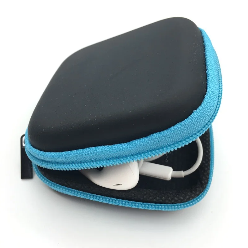Square Earphone Case Bags Headphone Accessories Pouch Box Gift Storage