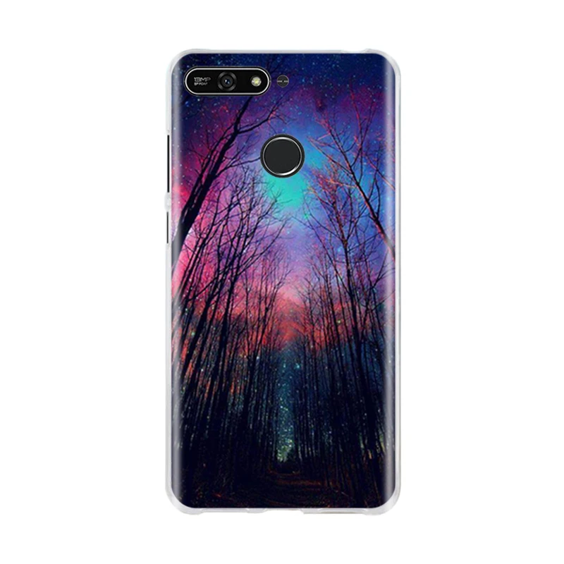 Силиконовый чехол для Honor 7A Pro защитный Huawei Y6 2018 / Prime Enjoy 8e чехлы телефонов|Бамперы|