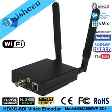 H.265 HEVC H.264 wifi SDI Video Encoder Streaming encoder SDI Transmitter live Broadcast encoder wireless H264 iptv encoder