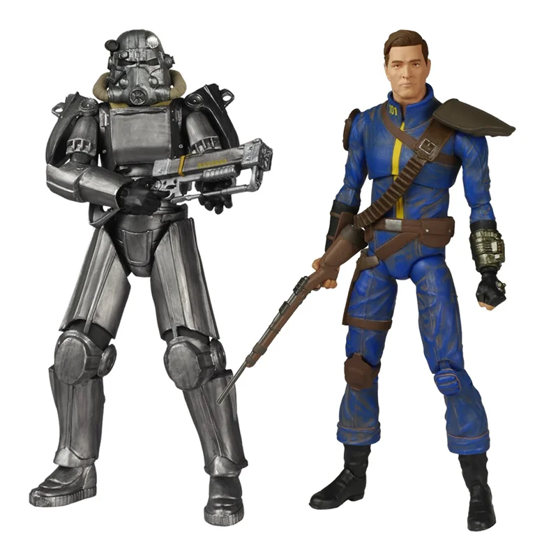 

Fallout Figure Power Armor Action Figure Lone Wanderer Soldier Model Action Figure 6" Hot Toys