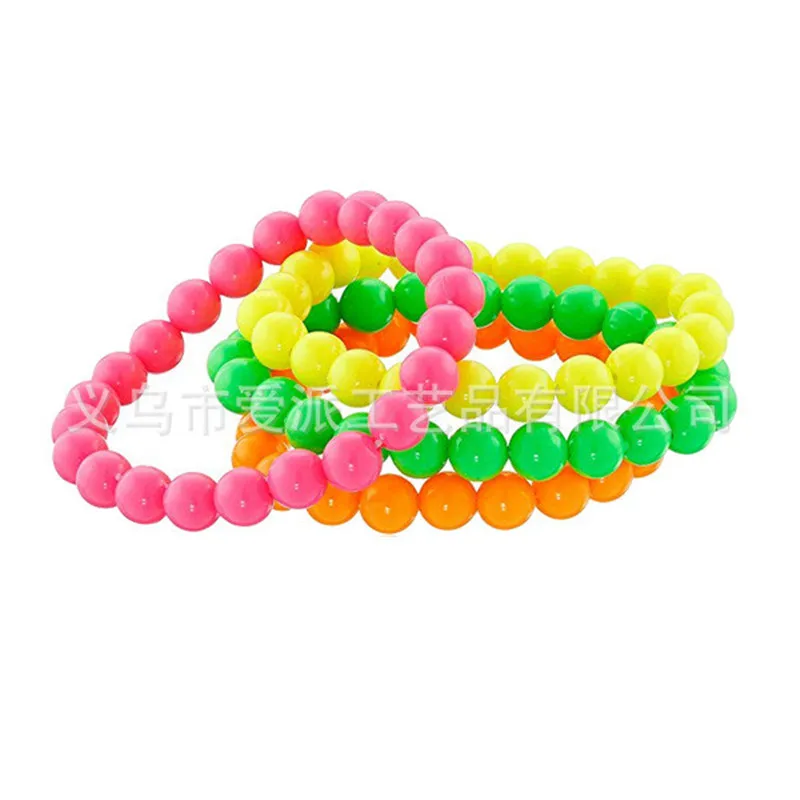 4Pcs Colorful Bracelet Necklace Hen Party Decoration Team Bride Bachelor Party Supplies Wedding Decoration PAT23 (2)