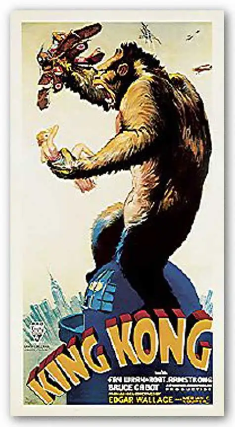 King Kong 25.5x51 Art Print Poster