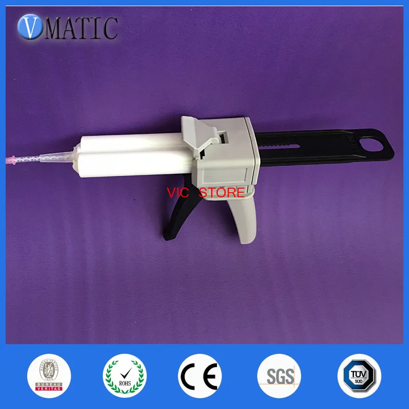 

Free Shipping 2:1 Ratio Impression Glue Dispensing Caulking Cartridge Gun AB 50ml/cc