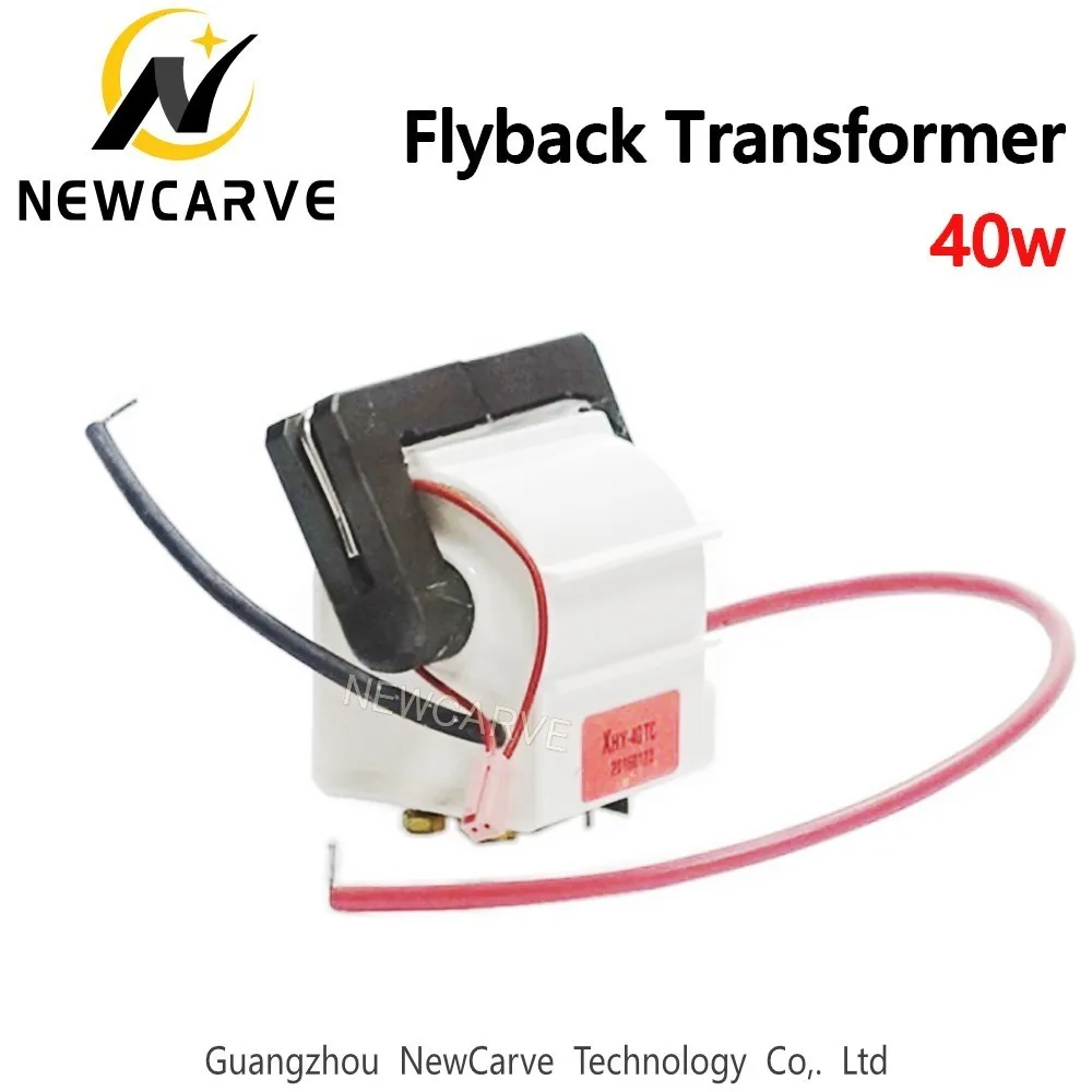 40W Ad Alta Tensione Flyback Trasformatore Per 40W Co2 Potenza Del Laser Di Alimentazione Parti Di Newcarve