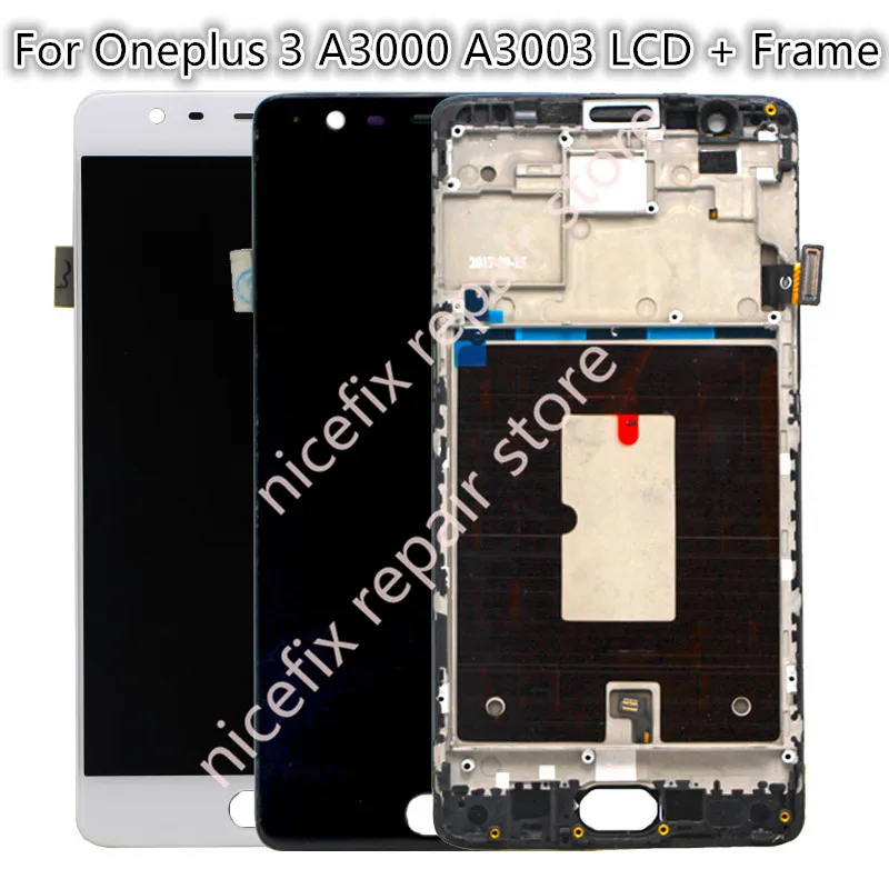 oneplus 3 lcd display with frame  (2)_