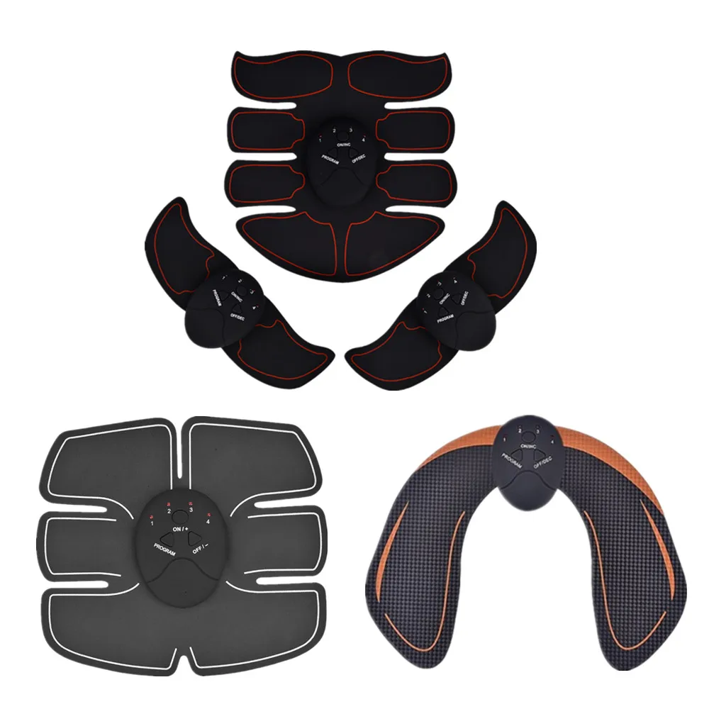 ABS Muscle Stimulator EMS Waist Trainer Electric Massage Pad Vibrator