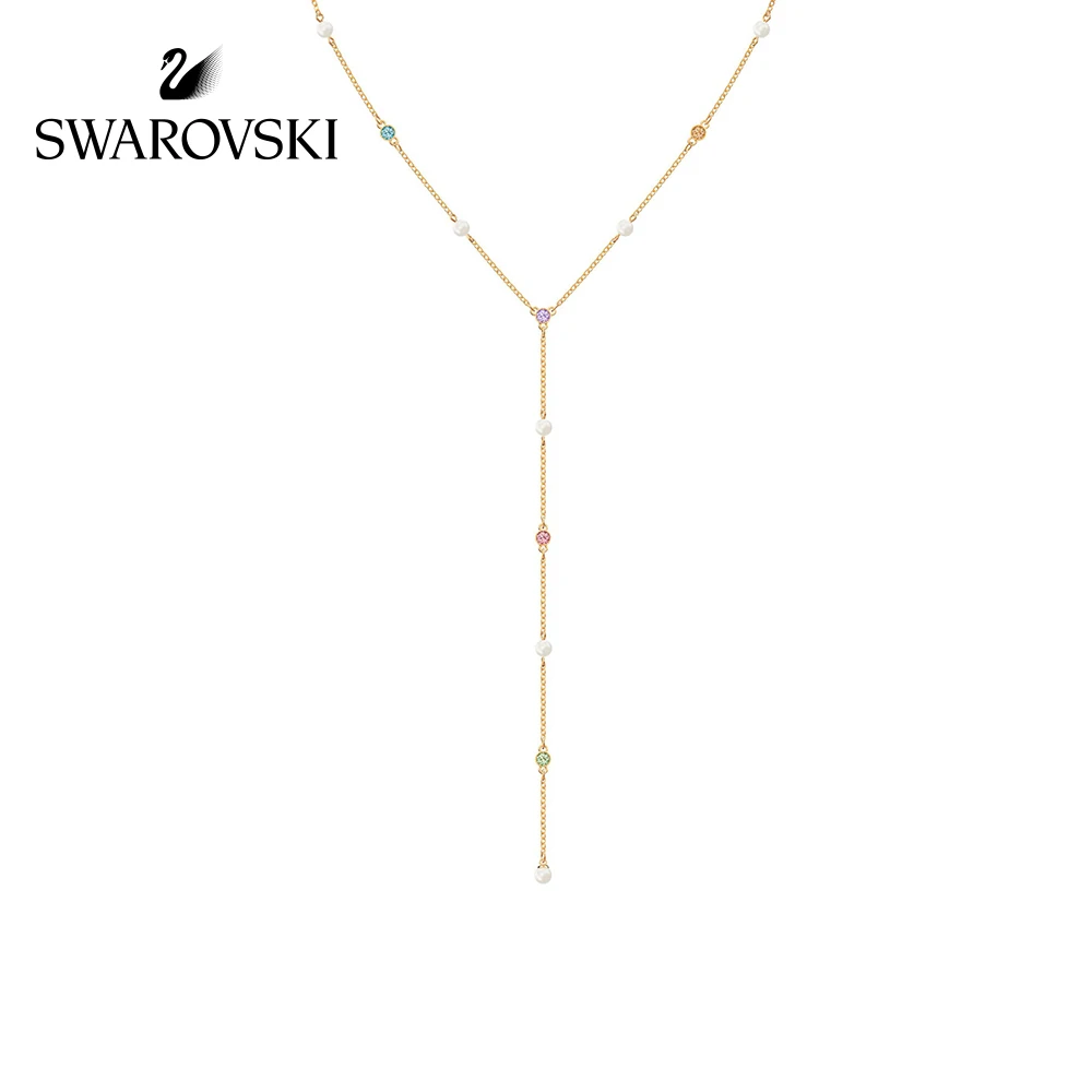 

Original Genuine Swarovski NO Regrets Simple Crystal Elegant Dream Delicate Miss Necklace Fine Jewelry5459612