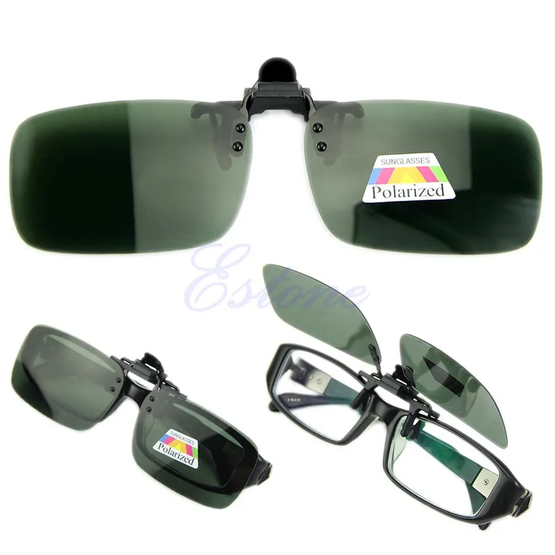 Поляризованные солнцезащитные очки с откидывающейся линзой для дневного и ночного видения, очки для вождения