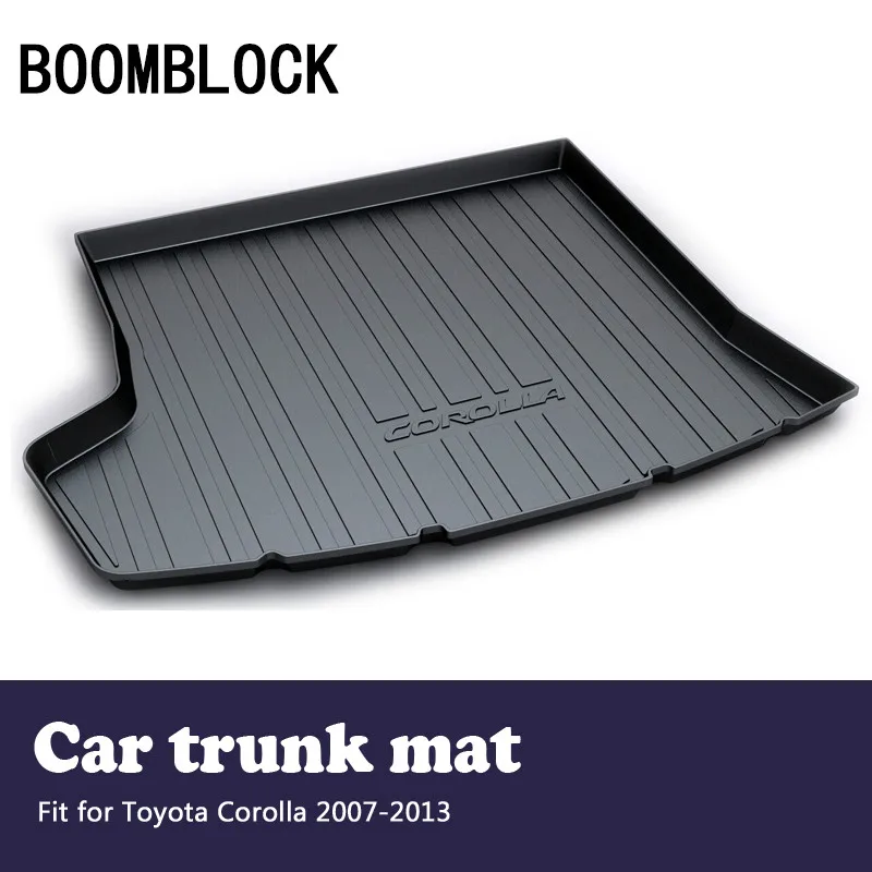 

Auto Car Cargo Liner rear trunk mat For Toyota Corolla E140 E150 2013 2012 2011-2007 Luggage Tray Carpet Mud Anti Kick Cover Mat