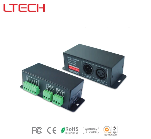 

LT-DMX-9813 DMX-SPI Signal Led Decoder Manual;DMX-SPI signal convertor, supports P9813 for rgb led lamp/strip/digital tube