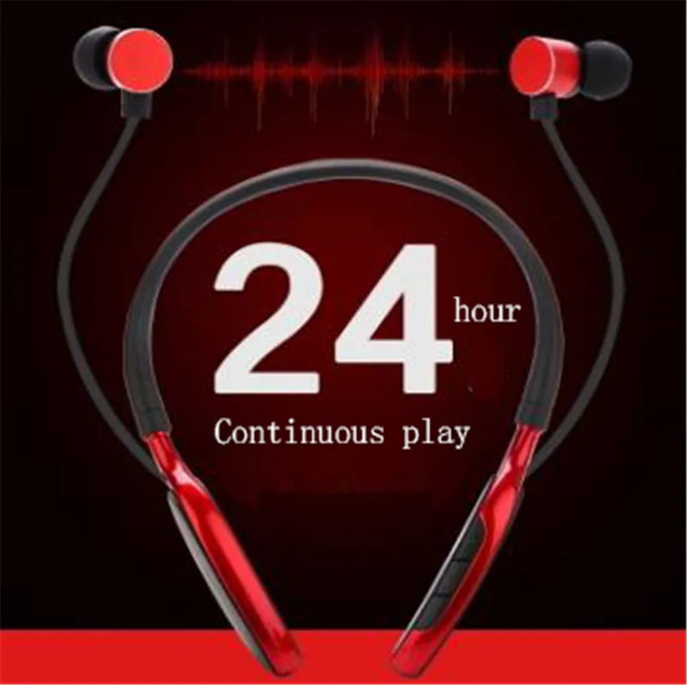 

New hot sale wireless sports Bluetooth earphone runs with necks Miniature headset is suitable for Xiao Mi huawei .iphone phone