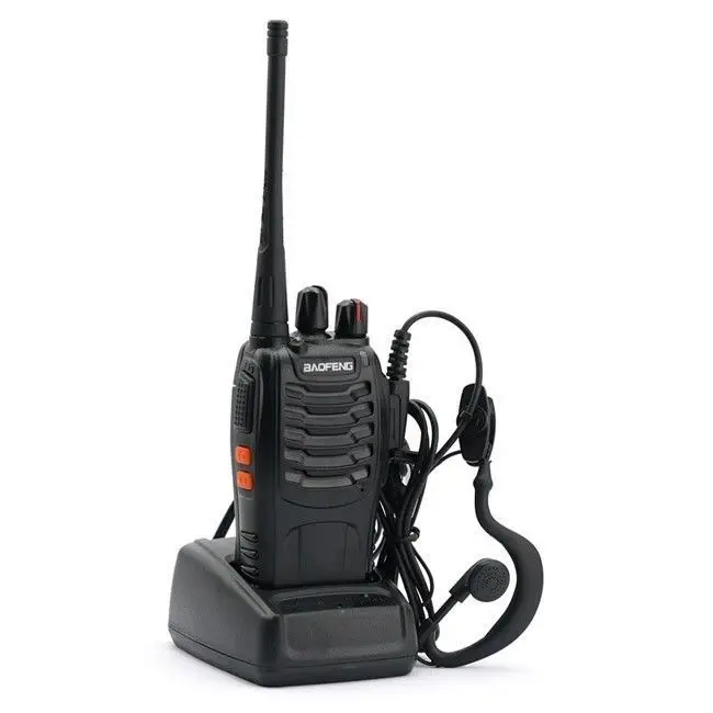 Baofeng BF-888S 16CH 5W Walkie Talkie Interphone UHF 400-470MHz двухстороннее радио+ наушник-Россия