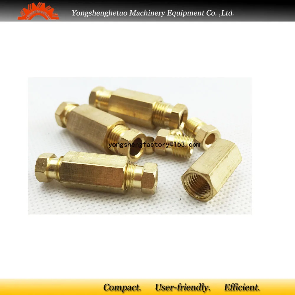 Lubrication fitting Connector Butt joint coupling M8*1 M10*1 female thread DS-N