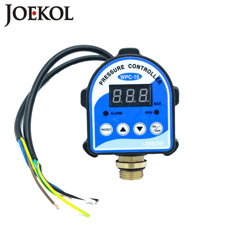 

Digital Pressure Control Switch WPC-10,Digital Display WPC 10 Eletronic Pressure Controller for Water Pump With G1/2" Adapter