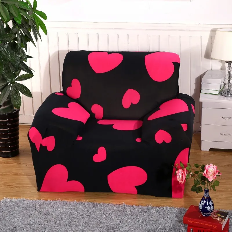 Универсальный кожаный чехол для дивана против клещей с принтом дивана полное покрытие Нескользящая комбинация fouda диван полотенце спандекс эластичный - Цвет: tsax