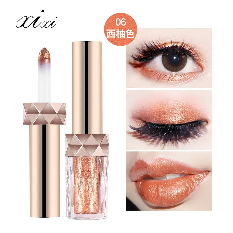 

Xixi mermaid powder for eyeshadow makeup palette 6 colors shimmer eyeshadow multi-function glitter powder for eye lips AC025
