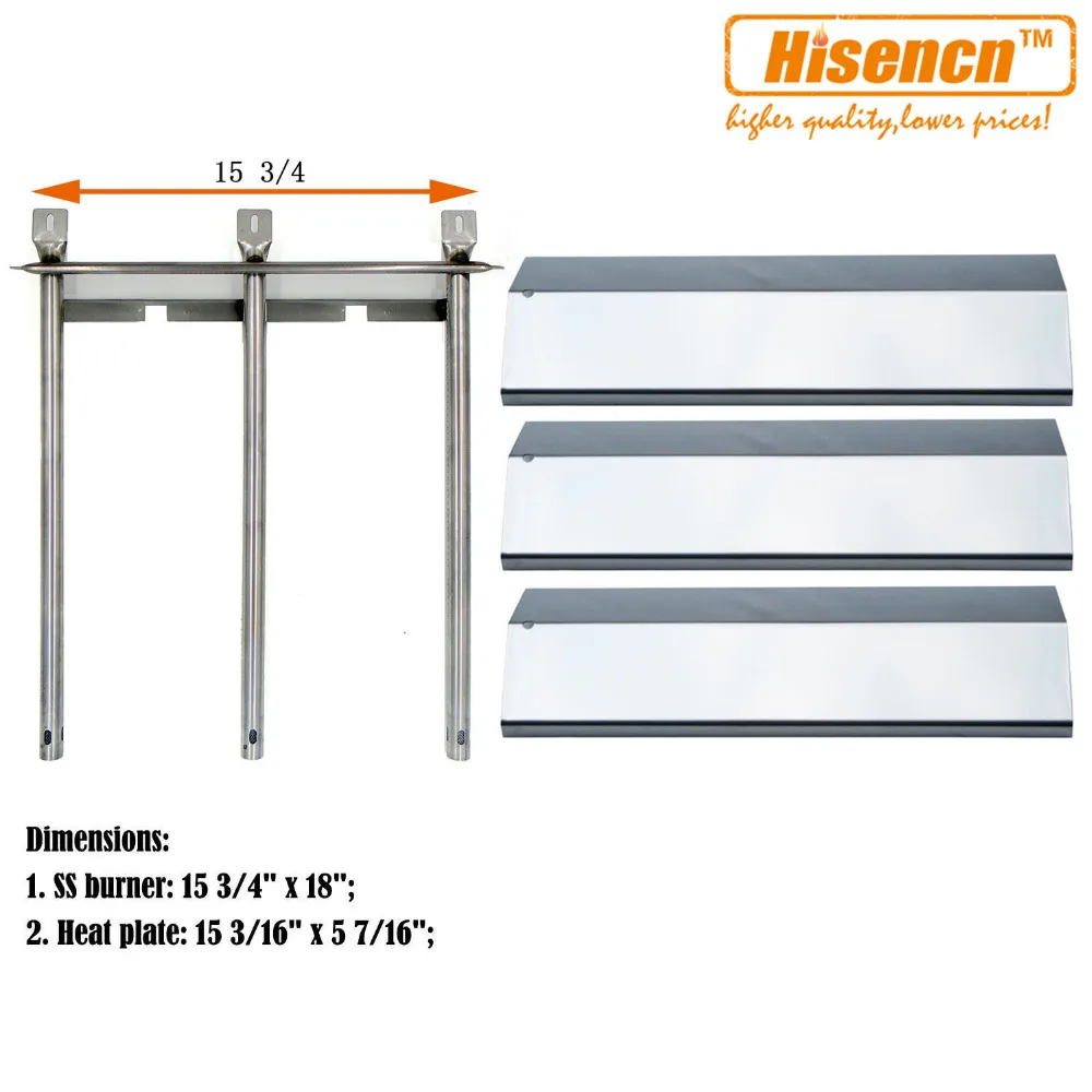 HisencnReplacementRepairKitBarbecuePartsSSGrillBurnerSSHeat