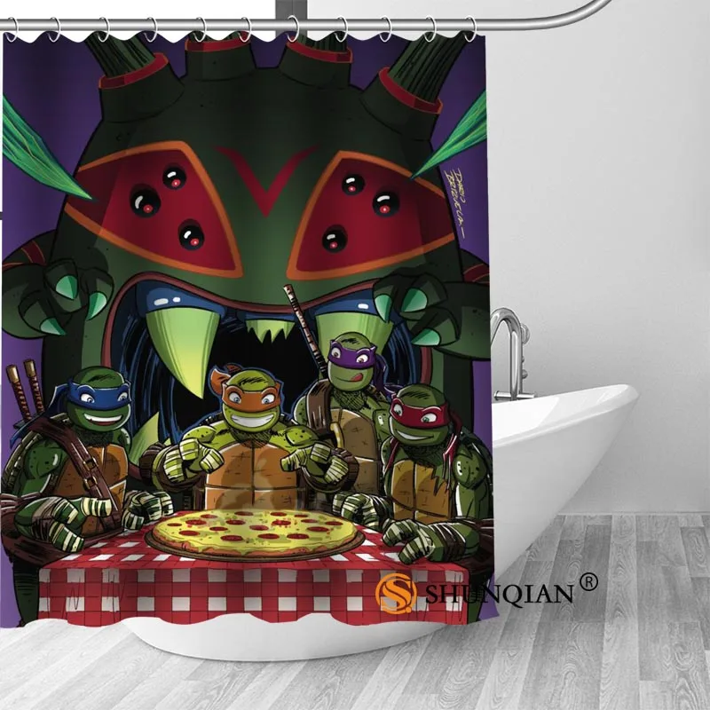 Teenage Mutant Ninja Turtles Shower Curtain Bathroom Decorations