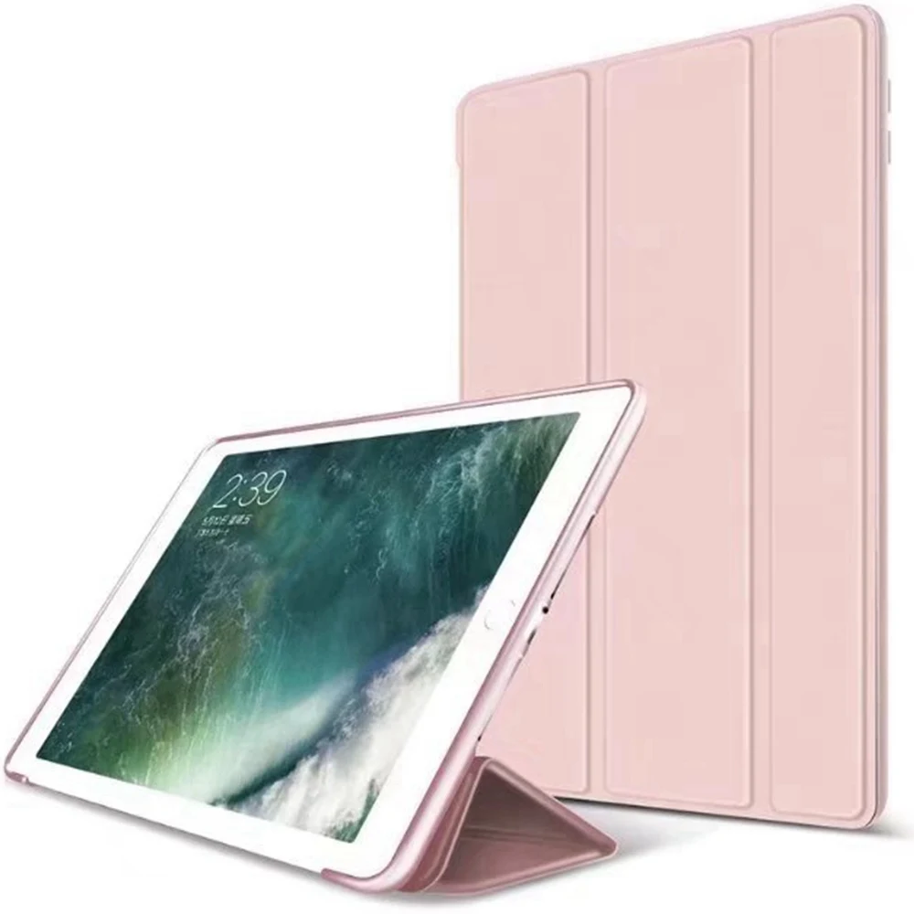 Чехол для Apple iPad Pro 9,7, мягкий цветной чехол из мягкого силикона и искусственной кожи 2 в 1, чехол для iPad Pro 9,7 - Цвет: Pink