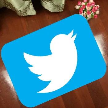 

Mats Anti Slip Floor Mat Fashion cartoon Twitter Social Dove Carpet Printed Pattern Carpet Rug for Bathroom Door Living Room