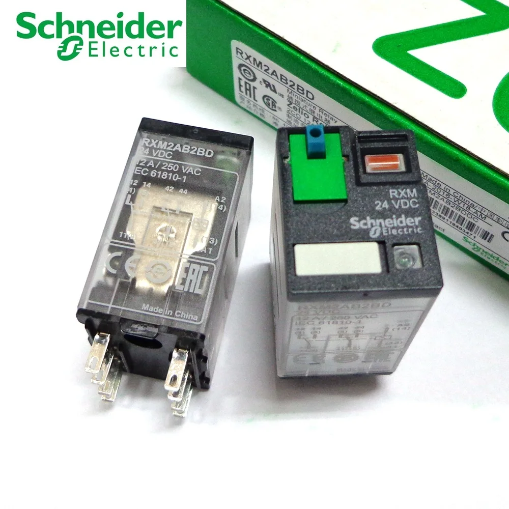 Реле Schneider RXM2AB2BD RXM2AB2P7 RXM2AB2F7 RXZE1M2C 2CO 12A реле + LTB светодиодный 24 в 230 120 совершенно