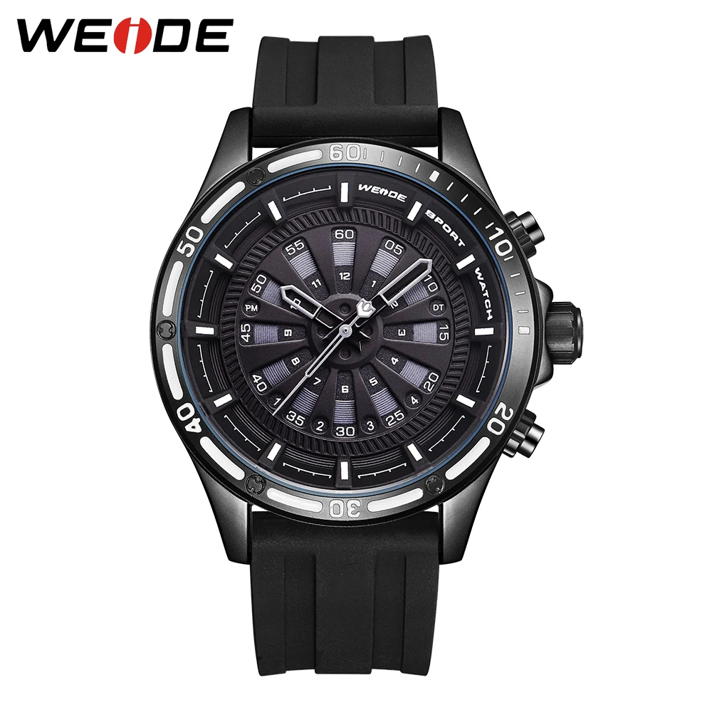 

WEIDE Military Army Sports Mens Waterproof Black Silicone Belt LED Display Wristwatches Clock Relogio Masculino Dropshipping