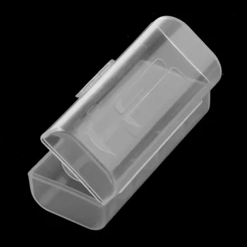 

Transparent Plastic Case Holder Container Rechargeable Battery Storage Box For 1X 26650 Battery
