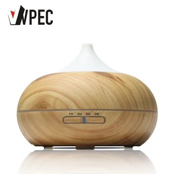 

VVPEC 500ml Wood Grain Aromatherapy Diffusers Humidifiers Essential Oil Diffuser Ultrasonic Humidifier For Home Office