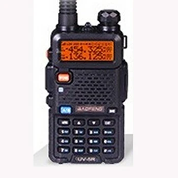 Uv-5r Vox Vhf Любительская рация радио 5 Вт 128ch иди и болтай Walkie Talkie “иди и 10 км от компании" Baofeng "Uv5r для автомобиля Cb радио Koki токи Ham Радио Hf трансивер Pofung BF - Цвет: Черный