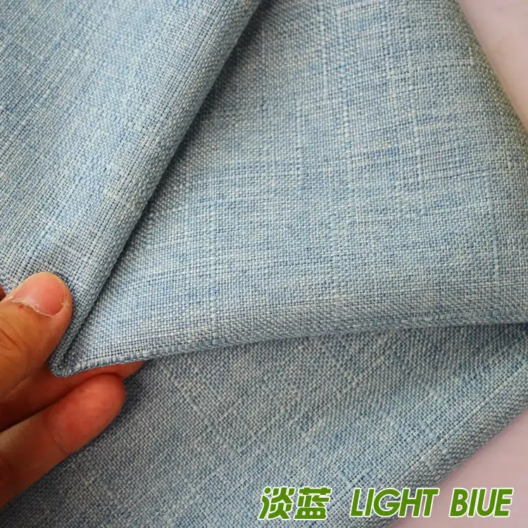 Compound Lining Linen Fabric Sofa Cushion Fabirc Sewing Cloth Outdoor Thick Linen Blend Fabric Upholstery 58 Wide per Yard Grey