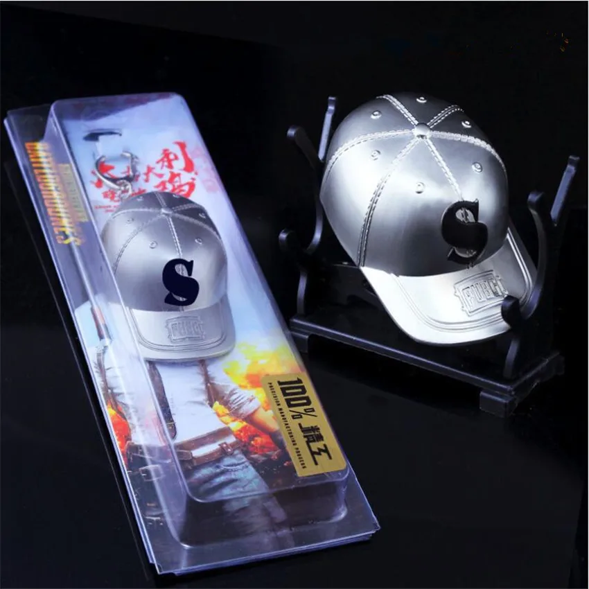  Game PUBG Classic Baseball Cap Playerunknown's Battlegrounds Cosplay Costumes Props Alloy Hat Armor