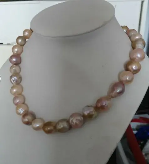 

new design natural south sea white pearl necklace 45cm A 925 silver clasp