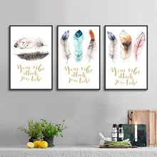 Nordic Style Posters Watercolor Feather Dream Catcher Canvas Art Painting Hd Print Bedroom Decoration Wall Picture for Kids Room Nordic Style Posters Watercolor Feather Dream Catcher Canvas Art Painting Hd Print Bedroom Decoration Wall Picture for Kids Room
