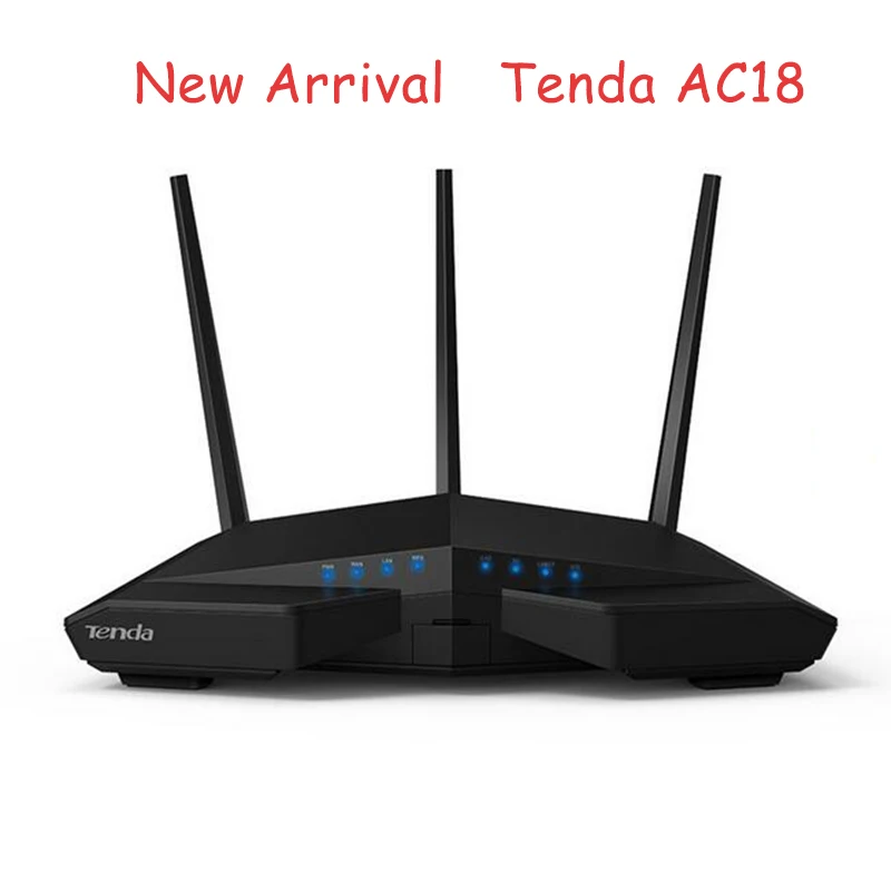 Tenda AC18 WiFi Router With USB 3.0 AC1900 Smart Dual Band Gigabit Wi-Fi Repeater 802.11AC Remote Control APP English Firmware