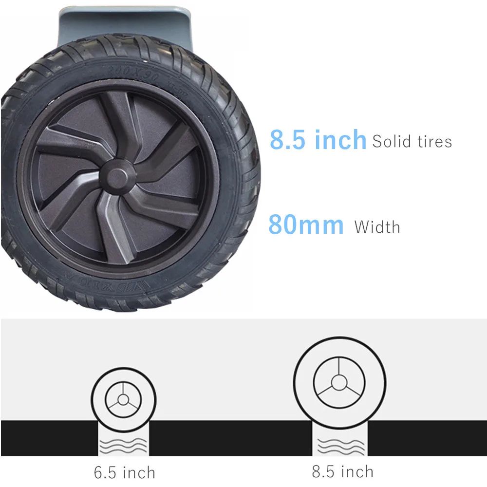 Strong Power 1000W Hoverboard Ultra Wide 8.5 inch  2 wheel Skateb Samsung BT+ Bluetooth Speaker Smart Self Balance Scooter (18)