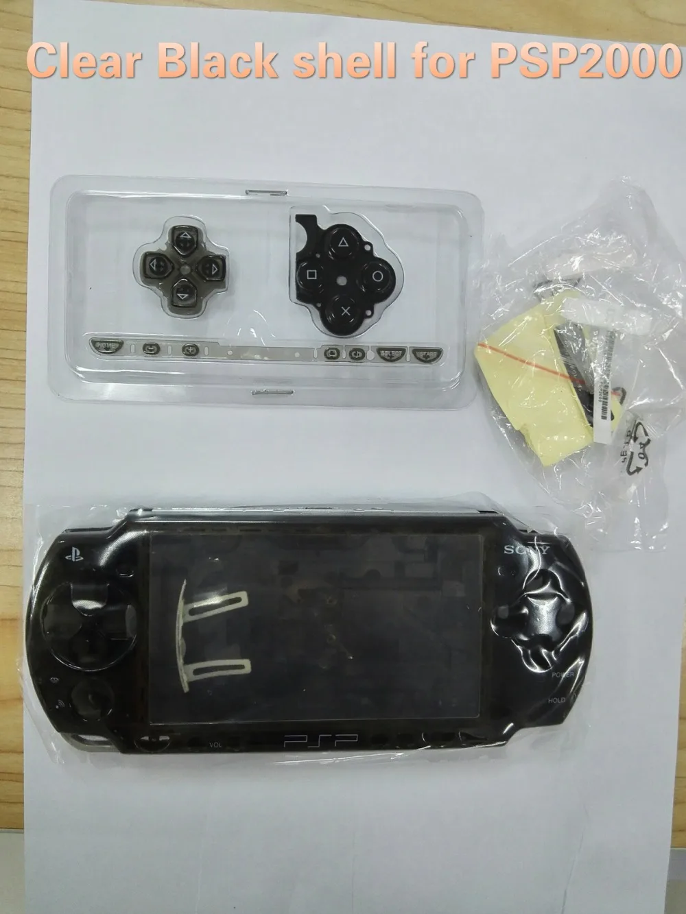 Для psp 2000 psp 2000 старая версия игровой консоли Замена Полный корпус Оболочка Чехол с кнопками комплект