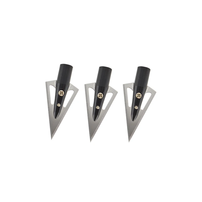 

3/6pcs Archery Arrowhead 100 Grain Points Broadheads Suit For 8mm Arrows Shaft For Outdoor Sports Shooting Hunting Accessories
