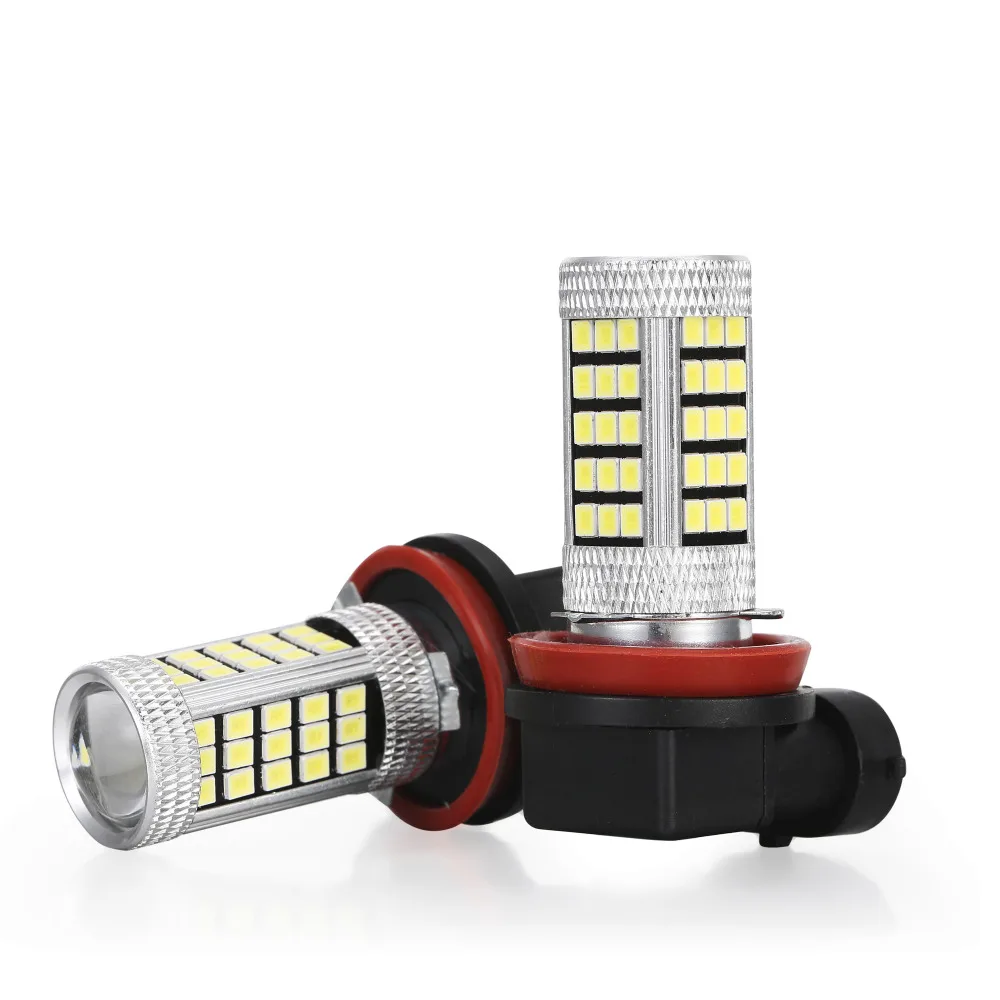 H11 H8 H9 белый 6000K 850LM 2835 66SMD автомобильная светодиодная противотуманная фара