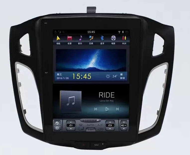 

10.4'' Vertical Screen Tesla Style Android 7.1 Car DVD GPS Navigation Radio Player for Ford Focus 2012 2013 2014 2015 32G