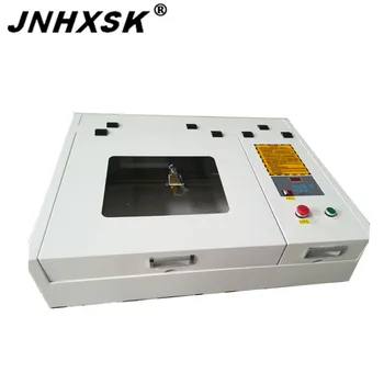 

JNHXSK small mini desktop machine CNC router laser engraving and cutting machine 50W M2 control system 400x400mm working table