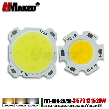 

New Flip-Chips LED Chip COB Light Beads 3W 5W 7W 9W 15W 20W Lights Ball Integrated SMD diode for LED Bulb spotlight Ceiling Lamp
