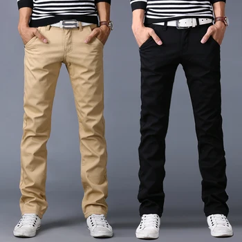 

Clearance Sale Plus Size Men's Casual Pants Spring Summer Fashion Skinny Pencil Pants for Business Male Christmas Gifts