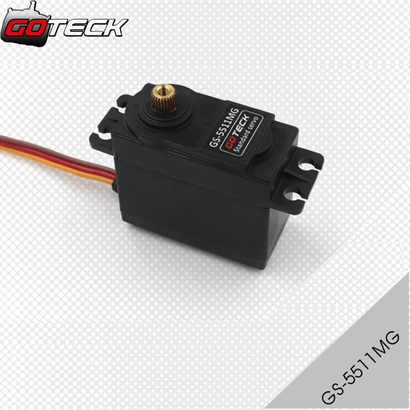 

Goteck GS-5511MG High Torque Metal Gear Standard Analog Servo/ 55g/ 11kg-cm/ 0.20sec