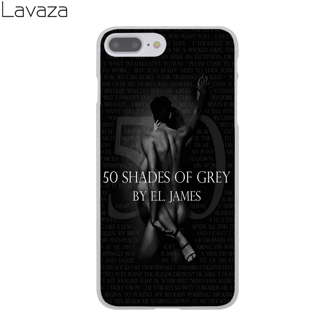Твердый чехол Lavaza с 50 оттенками серого и темного цвета для телефона iPhone XR X 11 Pro XS Max